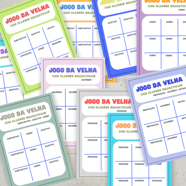 JOGO DA VELHA COM CLASSES GRAMATICAIS - Image 4