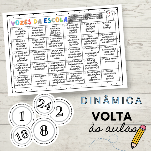 DINÂMICA: VOZES DA ESCOLA