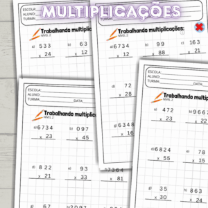 TREINANDO MULTIPLICAÇÕES